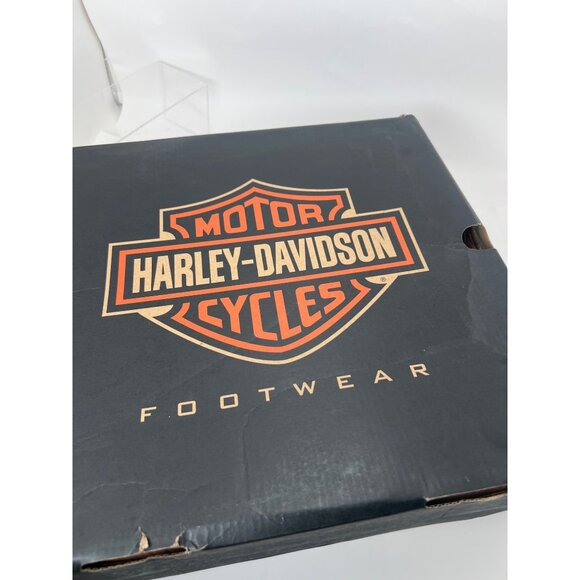 Harley Davidson Men Booker Boots Black Leather Motorcycle Boots Size 13 - Picture 16 of 16